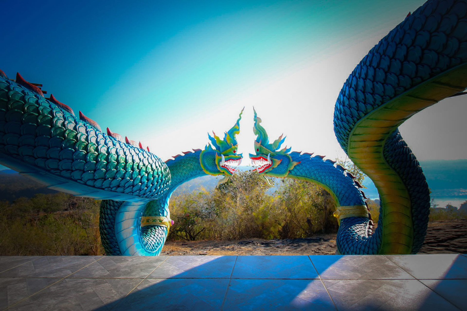 บรรยากาศวัดสวนหินผานางคอย